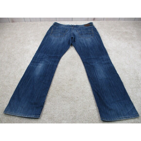 Mavi Jeans Mens 38 Blue Matt Relaxed Straight Leg Medium Wash Denim 38x33 - Picture 3 of 12